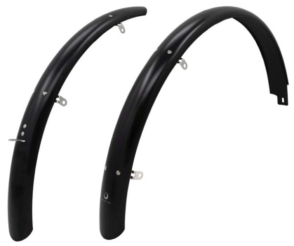 Skærmsæt 700c 45 mm Bike Attitude mat sort rustfrit tilbehørstivere