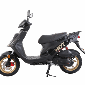 MotoCR Hot50 SP Naked 4T E5 EFI (mat sort/guld) Inkl. klargøring/nr.plade. (kontakt os, for lager status)