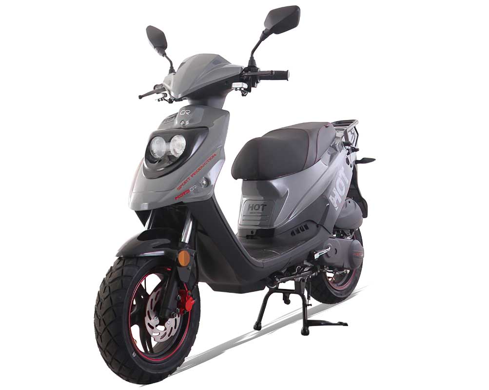 MotoCR Hot50 SP 4T E5 EFI (nardo grå/sort) Inkl. klargøring/nr.plade. (kontakt os, for lager status)