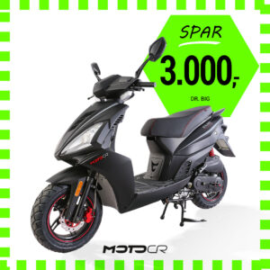 MotoCR Dr. Big 4T E5 EFI (mat sort) Inkl. nr.plade og Klargøring. (kontakt os, for lager status)