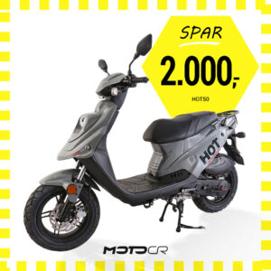 MotoCR Hot50 SP 4T E5 EFI (nardo grå/sort) Inkl. klargøring/nr.plade. (kontakt os, for lager status)