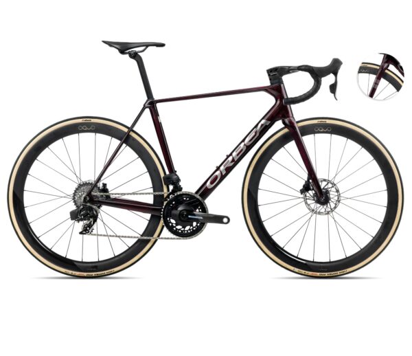 ORCA M21eLTD PWR 47 Wine Red Carbon View-Titanium (Gloss)