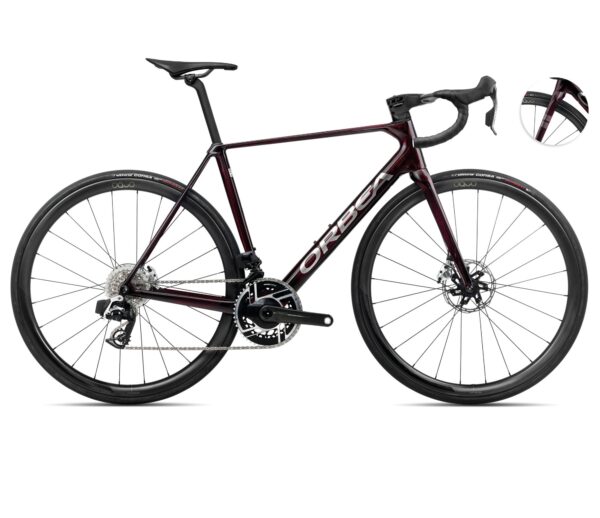 ORCA M11eLTD PWR 47 Wine Red Carbon View-Titanium (Gloss)