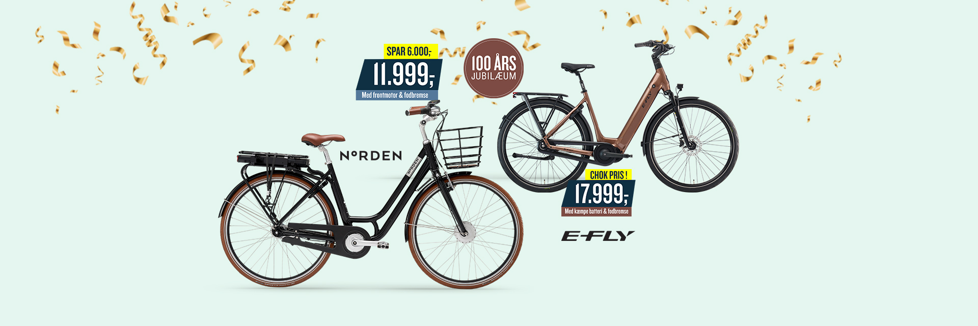 Tilbudsbanner på Norden og E-Fly