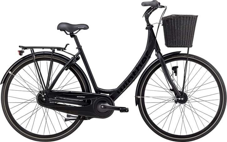 Black Winther 4 Dame 50cm 7g Shimano Nexus fodbremse sandblæst sort