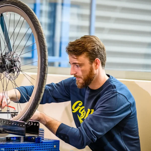 Gazelle cykel på værksted